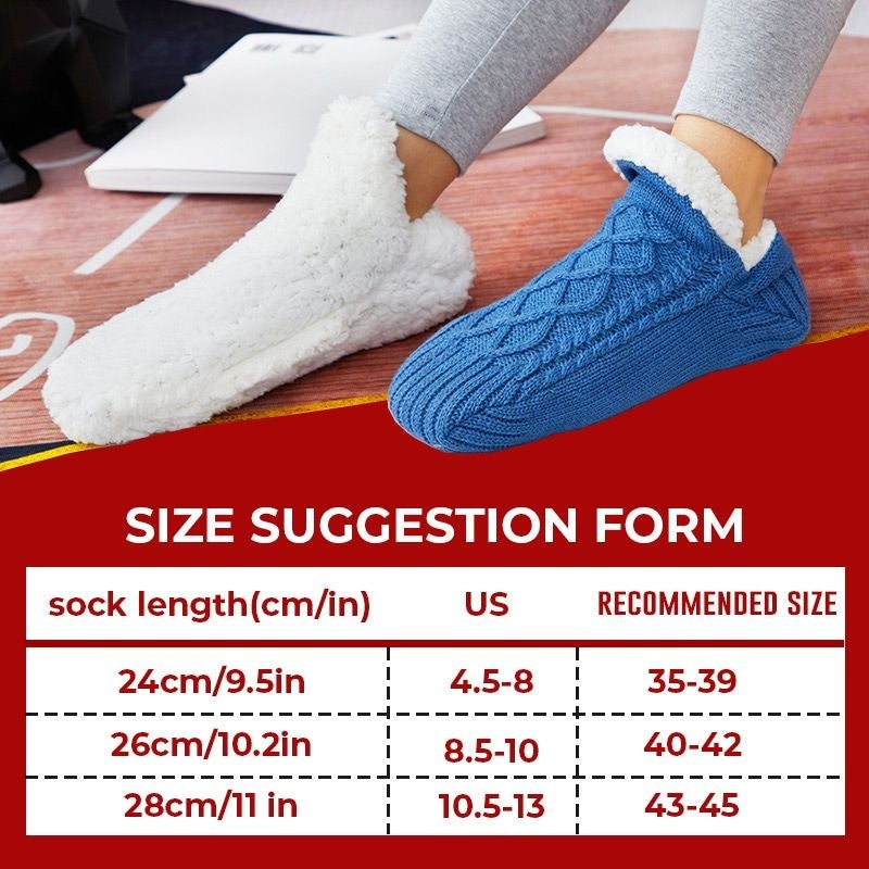 🔥Achetez 2 et obtenez 1 gratuitement - 🧦Chaussures à chaussettes épaisses en velours