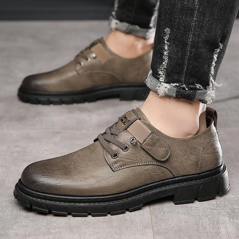 🔥49% DE RÉDUCTION - Chaussures en Cuir Cargo Vintage pour Hommes（Offre spéciale du dernier jour ）