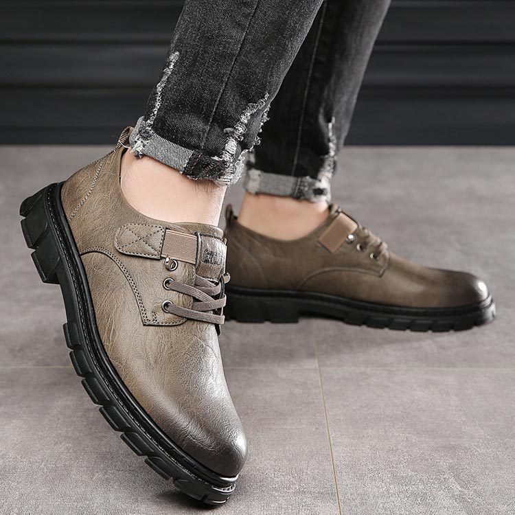 🔥49% DE RÉDUCTION - Chaussures en Cuir Cargo Vintage pour Hommes（Offre spéciale du dernier jour ）