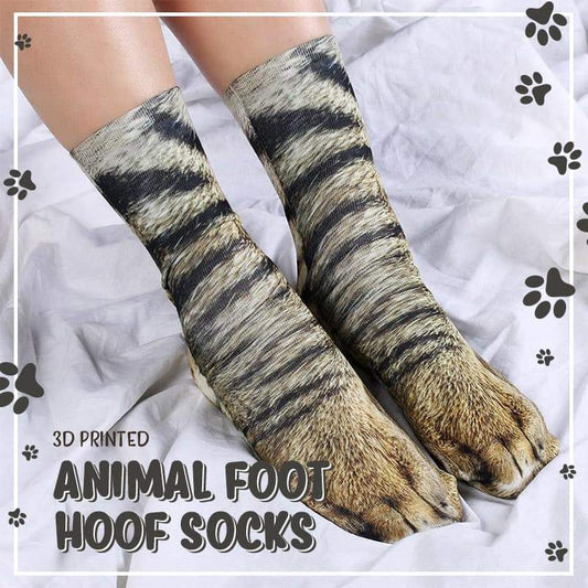 🐶🐾3D imprimé chaussettes pattes d'animaux🐾