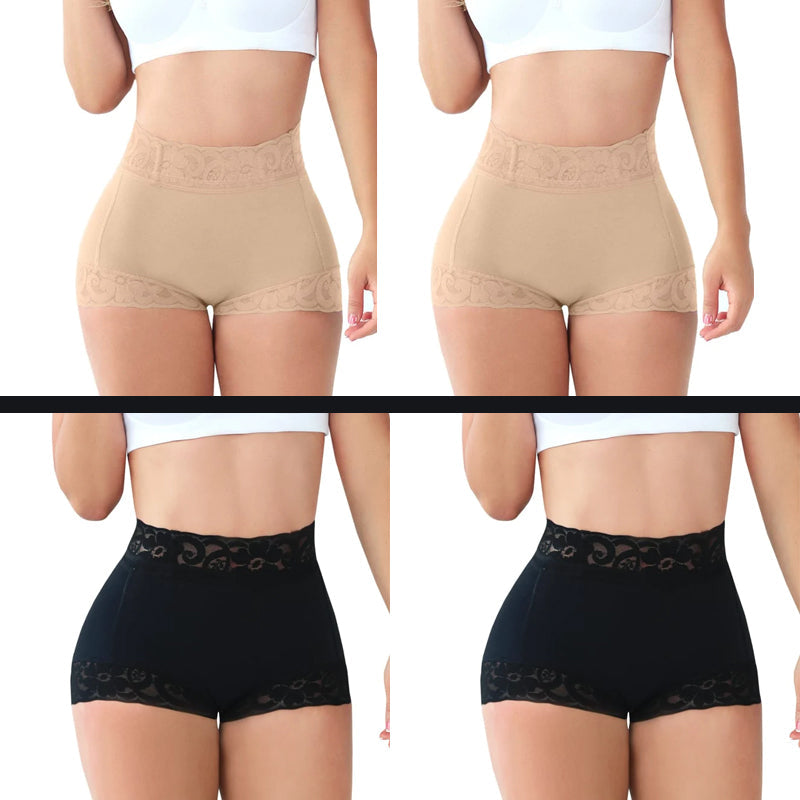 💓 Promotions spéciales ⇝ 💓 Femme Lace Classic Daily Wear Body Shaper Butt Lifter Panty Slip lissant