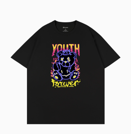Neon Trendy Bear T-shirt