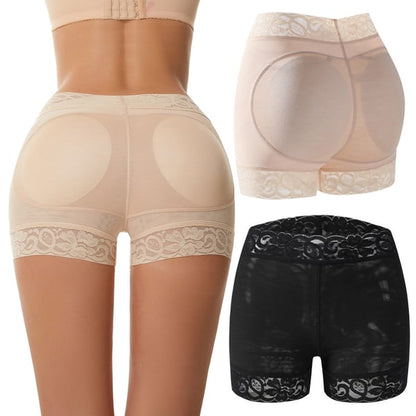 💓 Promotions spéciales ⇝ 💓 Femme Lace Classic Daily Wear Body Shaper Butt Lifter Panty Slip lissant