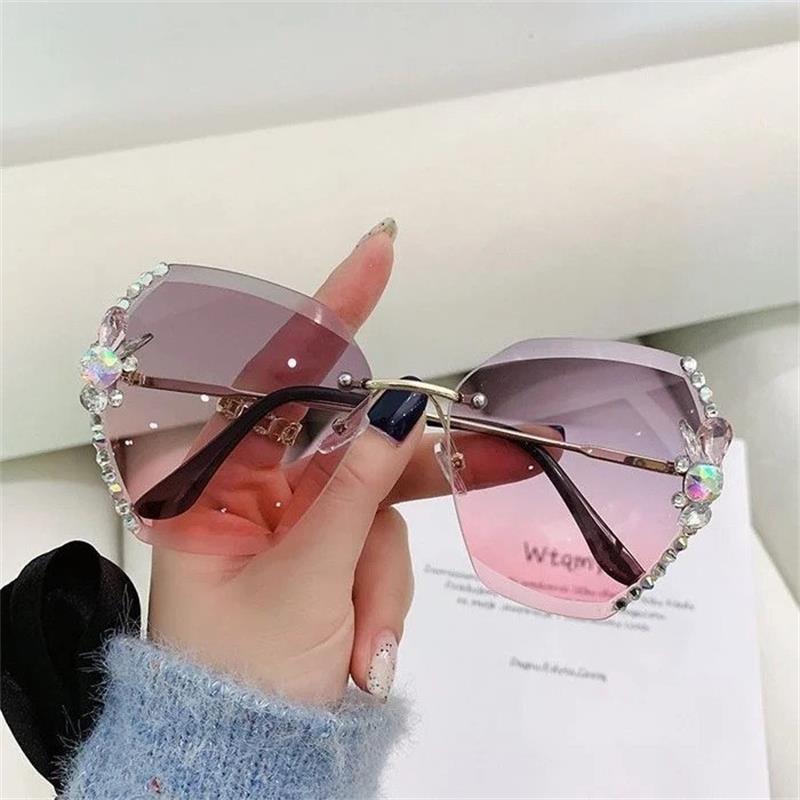 🔥Lunettes de soleil diamant 🕶 Lunettes de soleil femme pour l'été à la plage