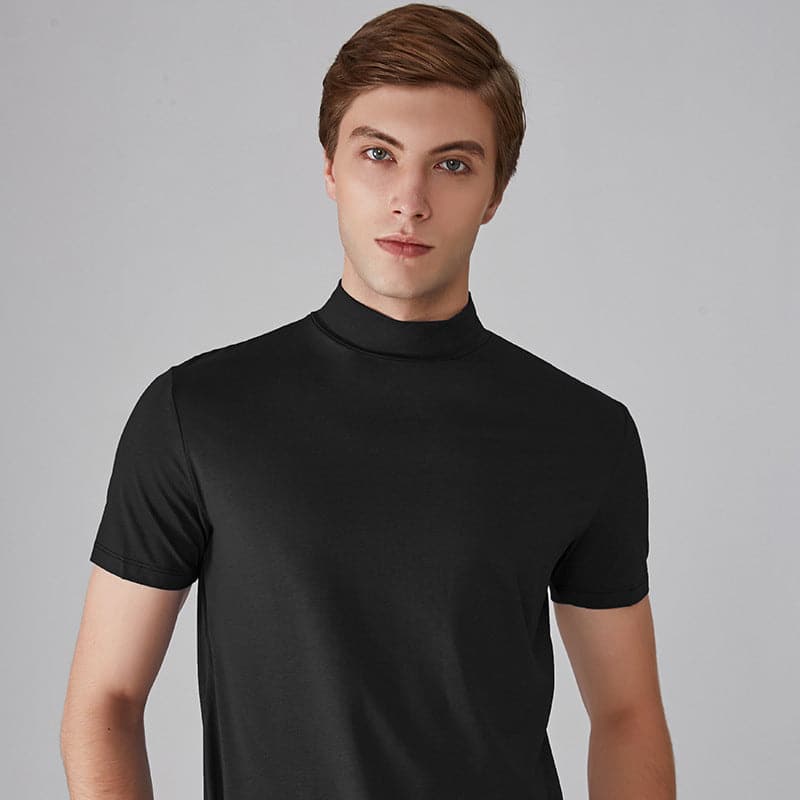 T-shirt homme avec col