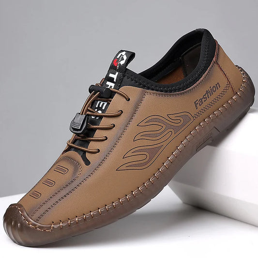 Chaussures de loisirs en cuir de haute qualité pour hommes