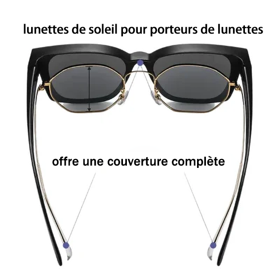 Lunettes de soleil polarisantes Fit-Over 🕶