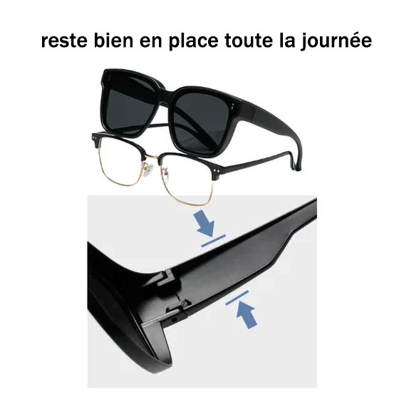 Lunettes de soleil polarisantes Fit-Over 🕶