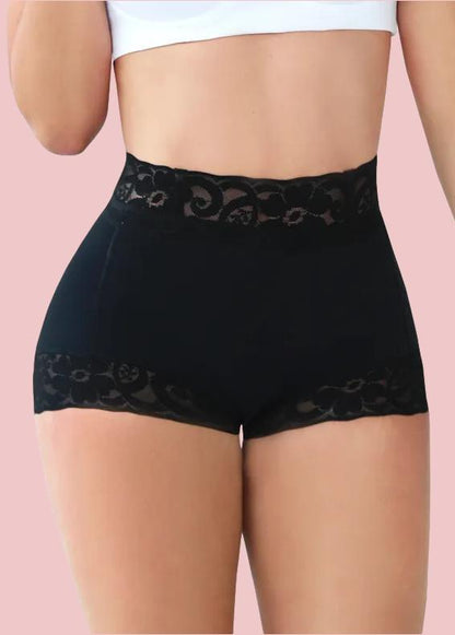 💓 Promotions spéciales ⇝ 💓 Femme Lace Classic Daily Wear Body Shaper Butt Lifter Panty Slip lissant