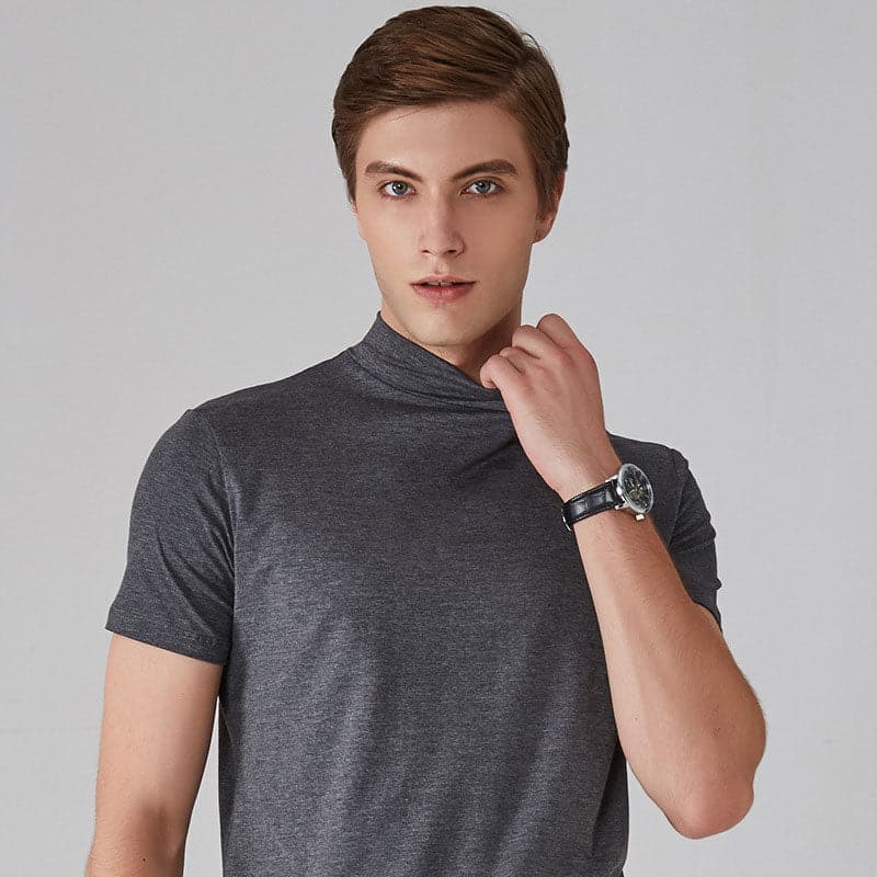 T-shirt homme avec col