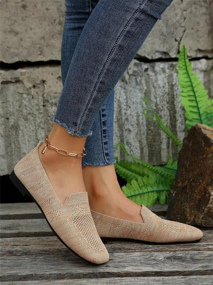 ✨Chaussures plates antidérapantes confortables avec soutien de la voûte plantaire pour femmes🥿