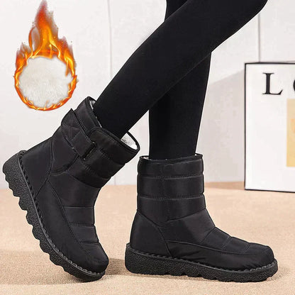 Bottines de neige chaudes imperméables et antidérapantes pour femmes👢