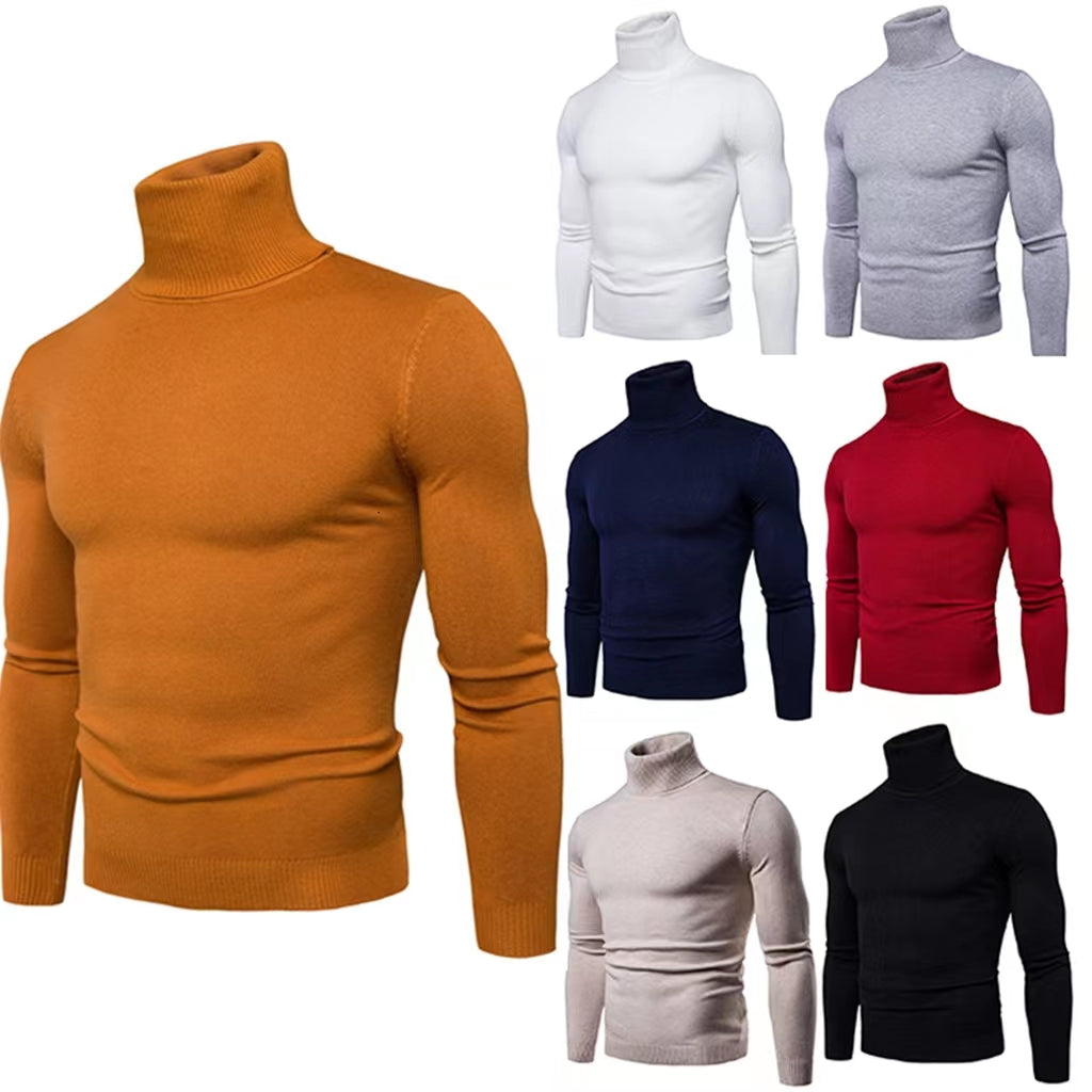 🔥49% DE RÉDUCTION 🔥- Chandail chaud col roulé pour homme